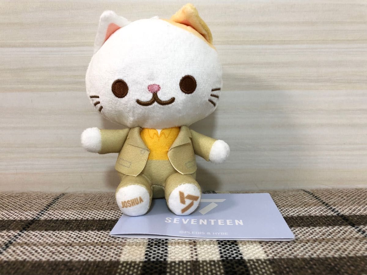 SEVENTEEN セブチ 猫 JOSHUA ジョシュア マスコット ぬいぐるみ 非売品