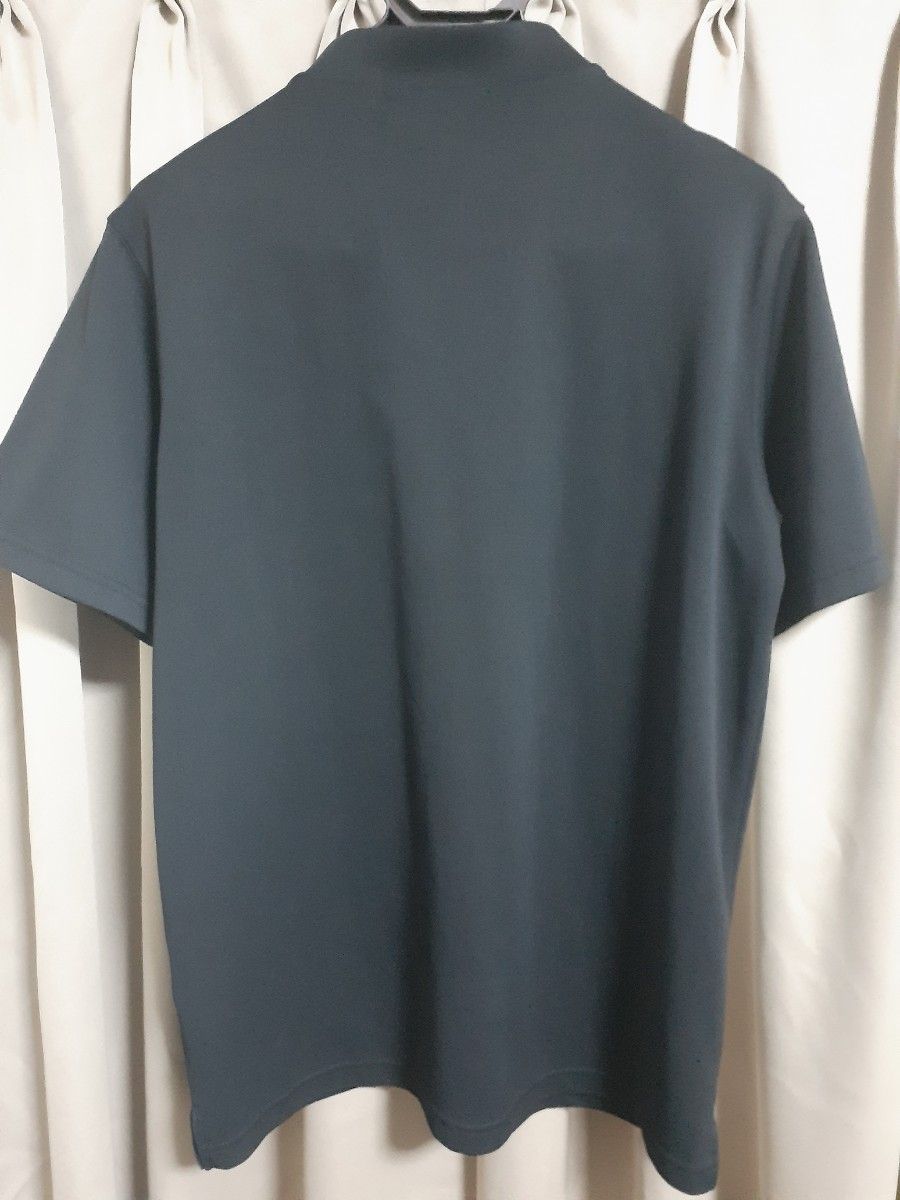 ルコック　ゴルフ　ハーフジップシャツ　L 美品　DESCENTE　デサント　半袖