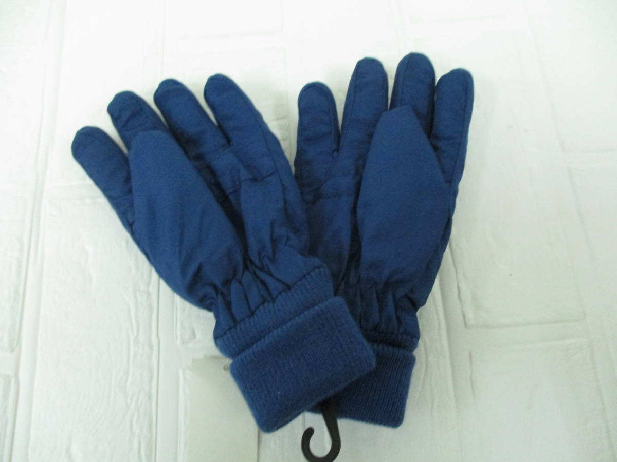 Y.23.F.22 SY * winter gloves 7~8 -years old oriented blue color unused goods *