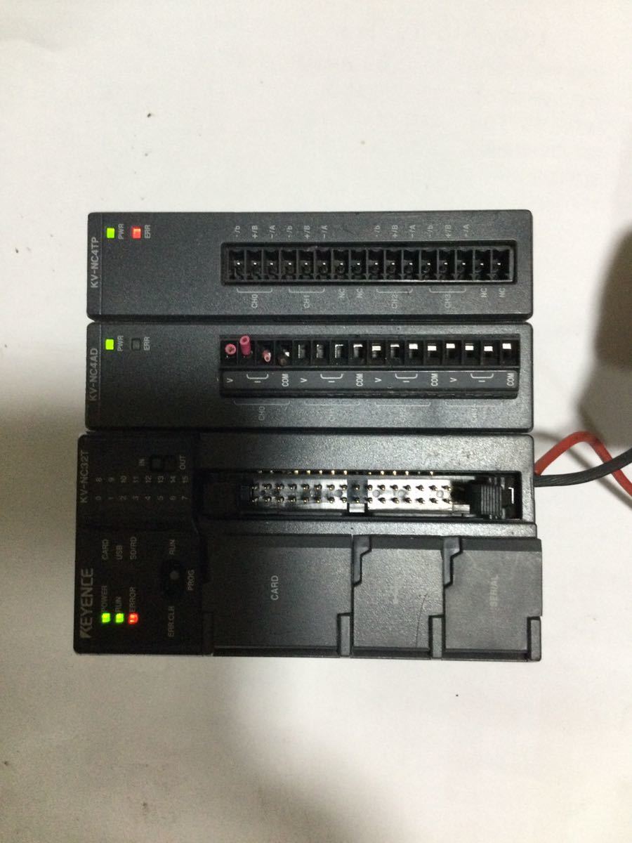 Keyence キーエンス KV-NC32T/ KV-NC4AD/ KV-NC4ATP 動作保証(電材