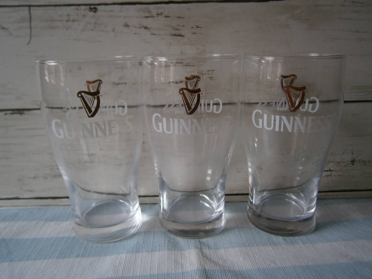 ●●●●GUINNESS●ギネスビール●グラス●タンブラー●3個●食器●非売品●●●●_画像1