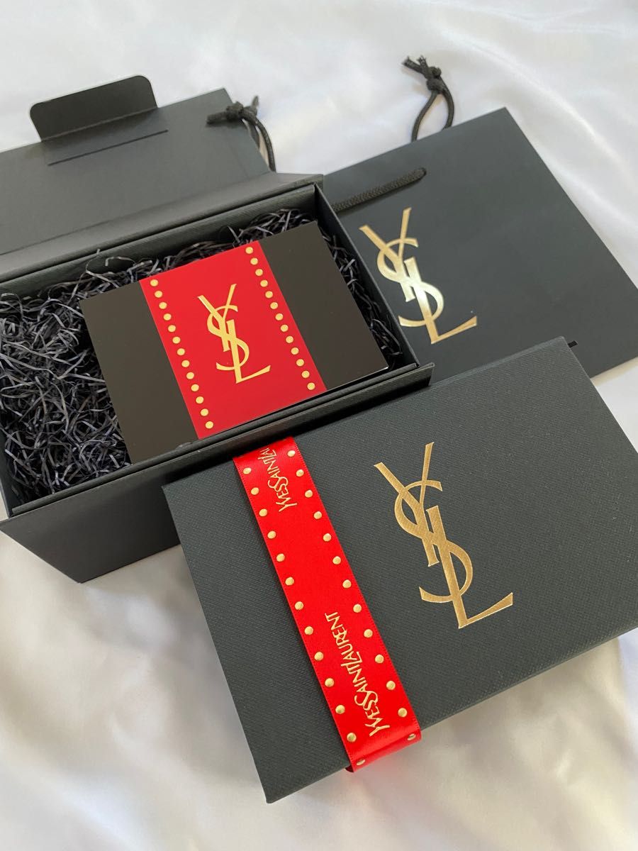 YSL イヴサンローラン ギフトボックス&カード&ショッパー袋 YSL イヴサンローラン ギフトボックス&カード&ショッパー袋