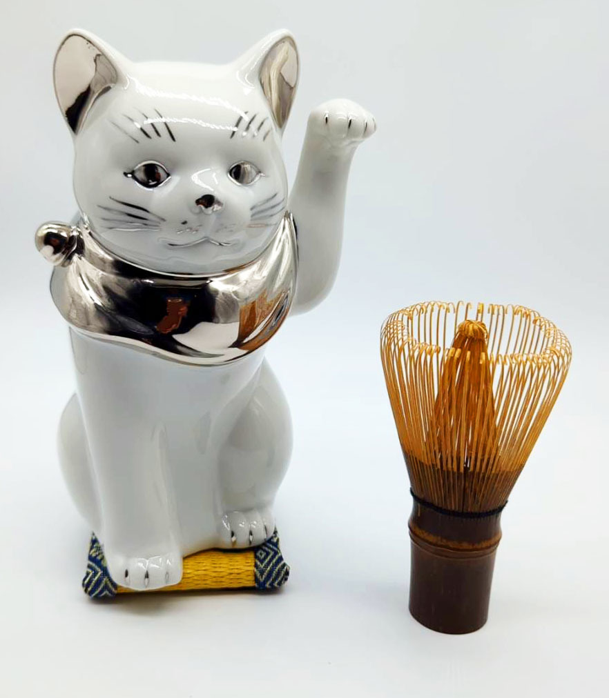 江戸猫プラチナ 左招き猫 商売繁盛や良縁 江戸猫プラチナ 左招き猫 商売繁盛や良縁