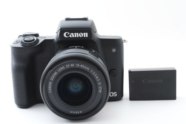 #14006★美品★ Canon キャノン EOS Kiss M2 EF-M 15-45mmの画像1