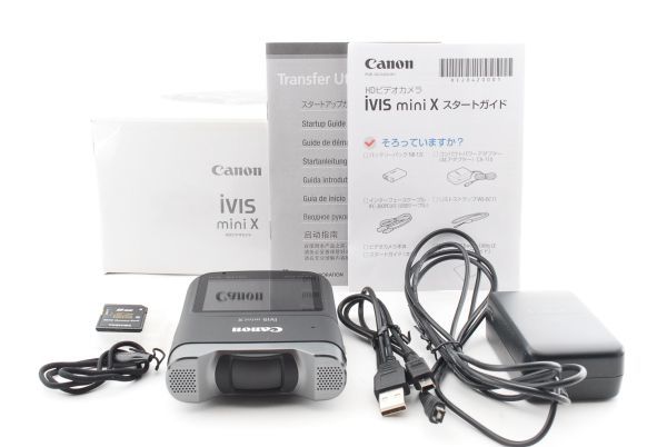 a137☆極上美品☆ キヤノン Canon iVIS mini X 数回使用のみ