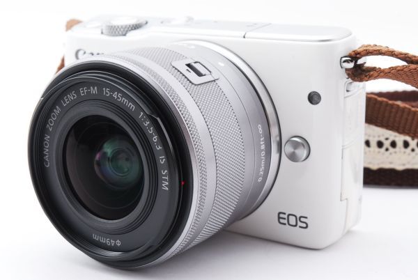 #a90★実用品★ Canon キャノン EOS M10 15-45mm レンズキット_画像2