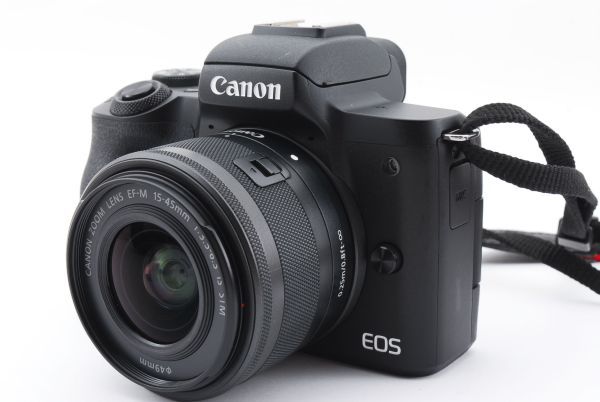 a122☆美品☆ Canon キャノン EOS Kiss M2 EF-M 15-45mm IS STM レンズ