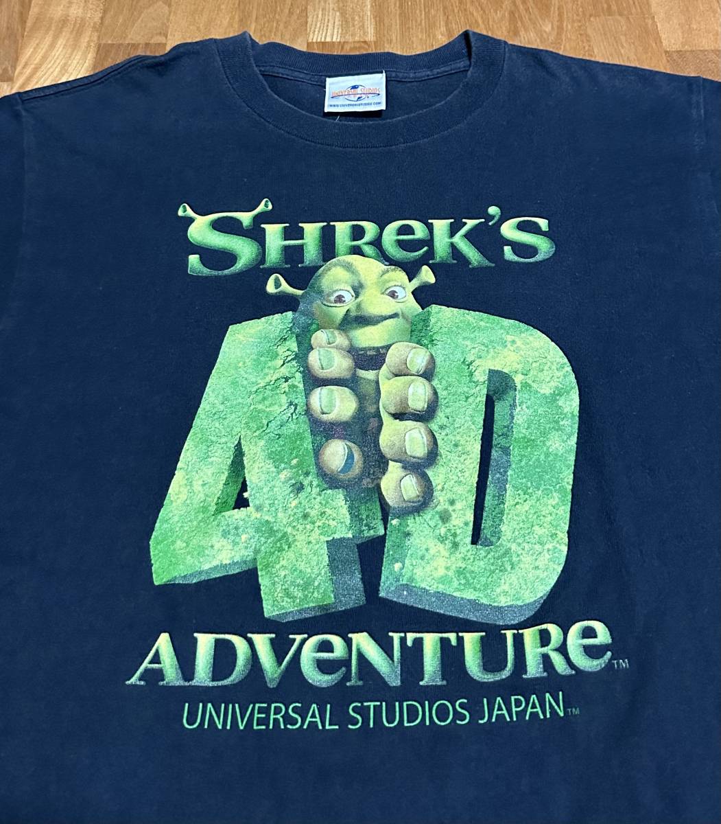 Vintage Shrek's 4D American Movie Comedy Adventure Tee