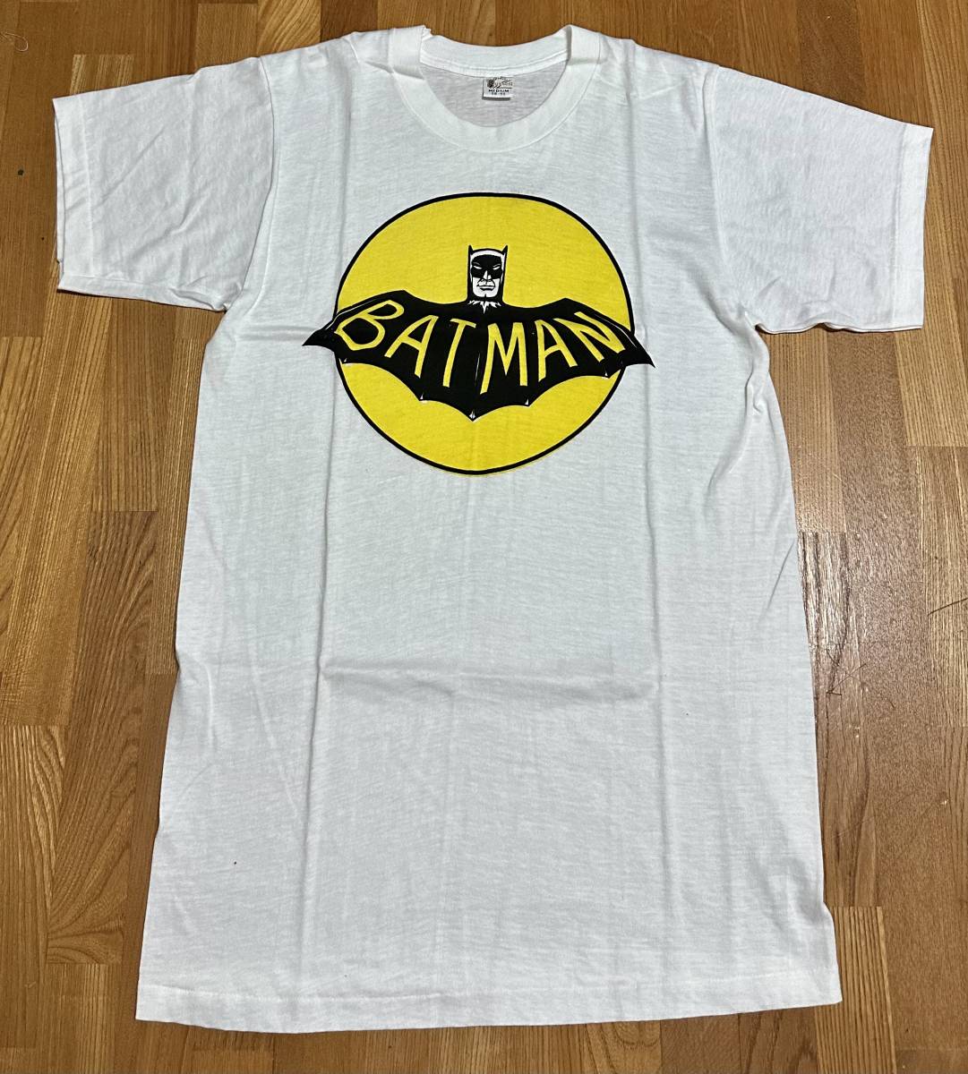 deadstock！ 60's vintage RUSSELL BAT MAN バットマン 染み込みプリント ヴィンテージ Tシャツ