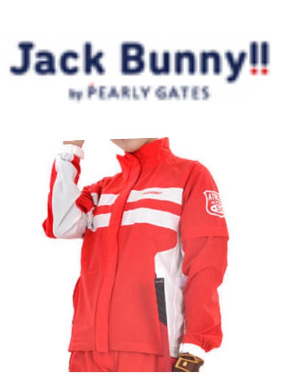 新品正規Jack Bunny!! by PEARLY GATES ジャックバニー パーリーゲイツ GRQD ACTIVE 防風×耐水×透湿 2wayスリーブ レインジャケット _画像1