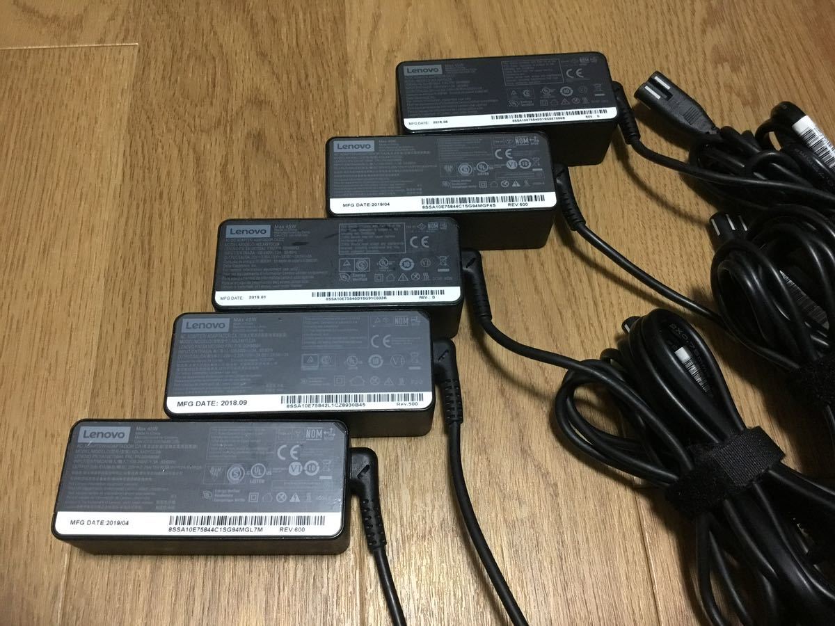 Lenovo ThinkPad USB type-C ACアダプター(5個セット)0620(IBM