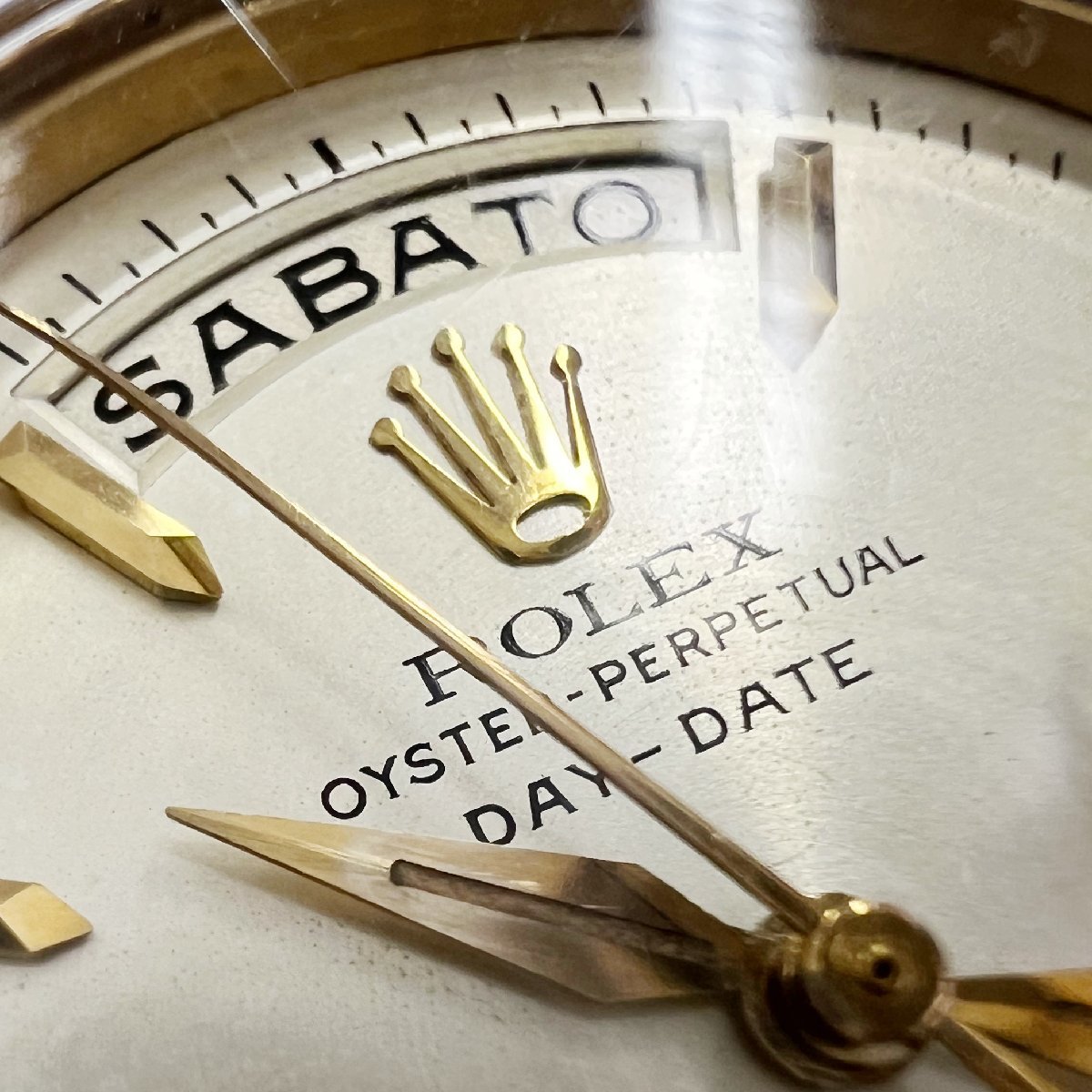 値下げ ROLEX ロレックス 6611B Day Date デイデイト Italy イタリア シルバー 1958年 自動巻き H4246