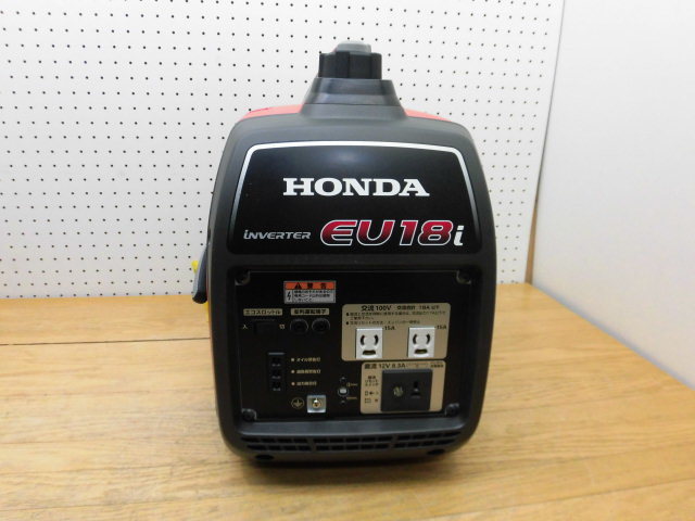 未使用に近い店頭展示品 HONDA/ホンダ インバーター発電機 EU 18i 附属