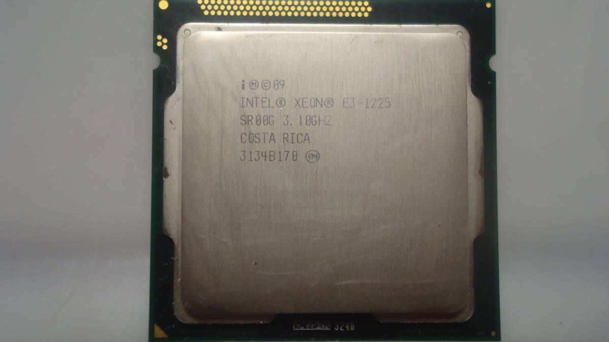 Socket LGA1155 Intel XEON E3-1225 完全動作品 (3)　　 　 　　　 CPU 第二世代 i5 2400同等 インテル ソケット ネコポス 同梱可_画像1