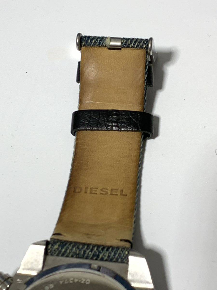 動品 DIESEL ディーゼル クロノグラフ 腕時計 DZ-4374 メンズ ウォッチ