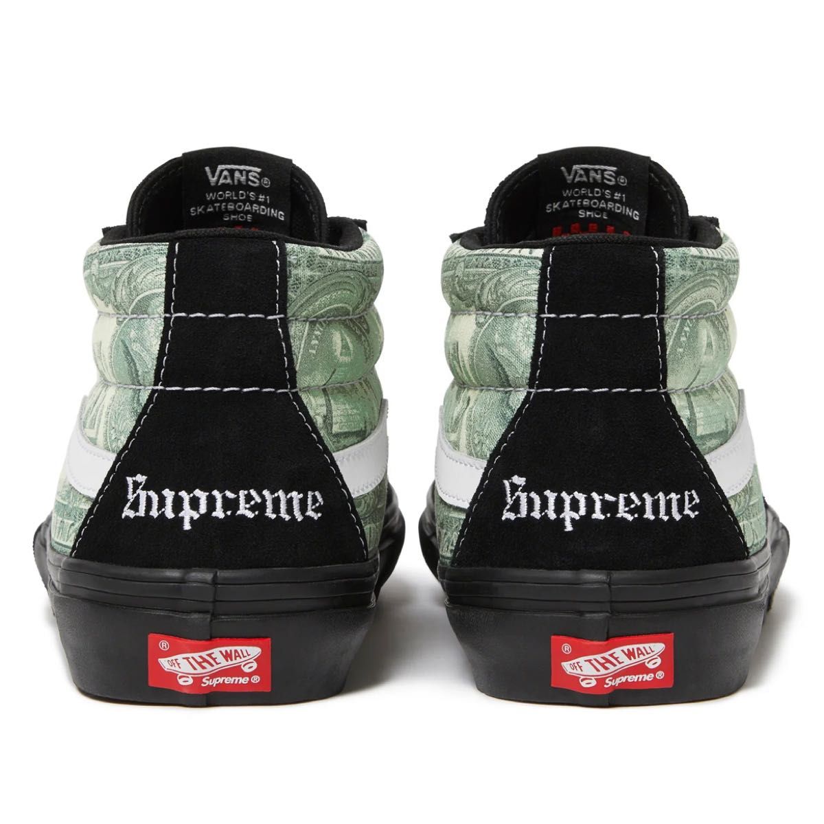 Supreme × Vans Doller Skate Grosso Mid 27.5