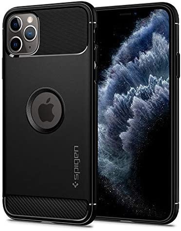 Spigen iPhone11ProMax ケース 耐衝撃 米軍MIL規格取得 マット さらさら TPU 衝撃吸収 傷防止 カメラ_画像1