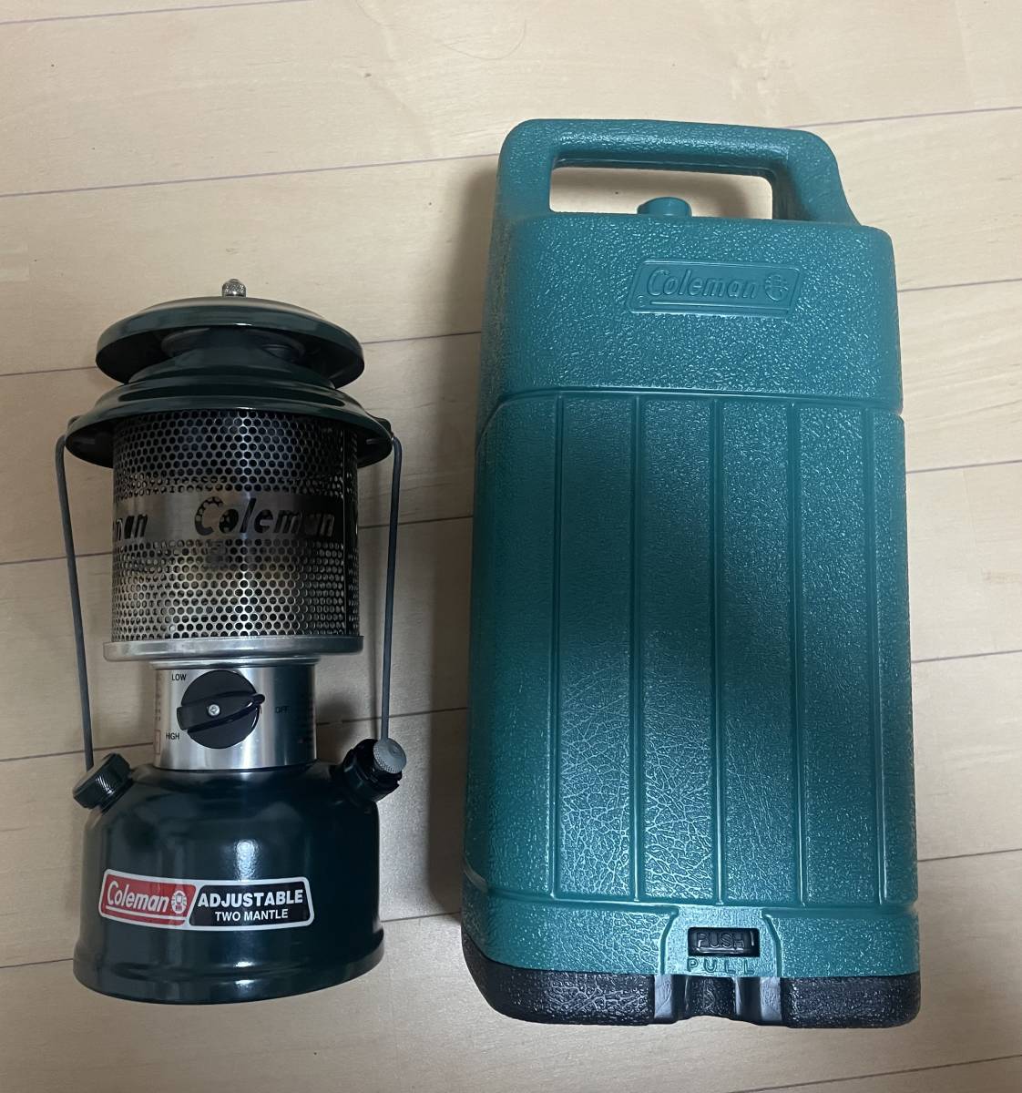 Coleman コールマン MODEL 286-288 ガソリンランタン プラケース付き