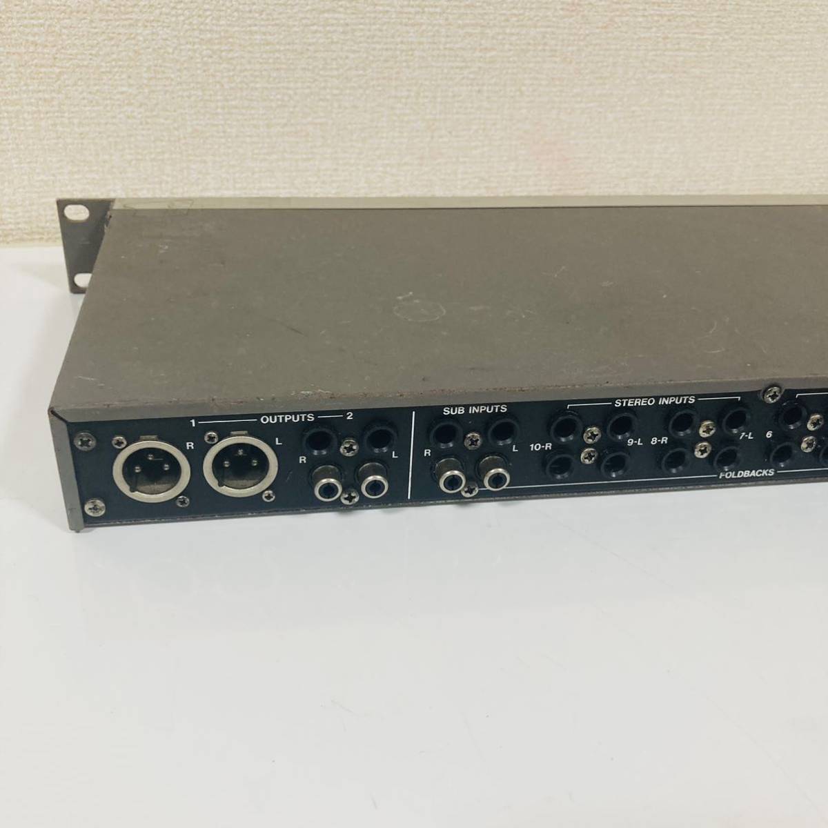 [ present condition goods ]TASCAM Tascam M-1 MK II LINE MIXER line mixer electrification only verification operation not yet verification (M-1MK2 junk )
