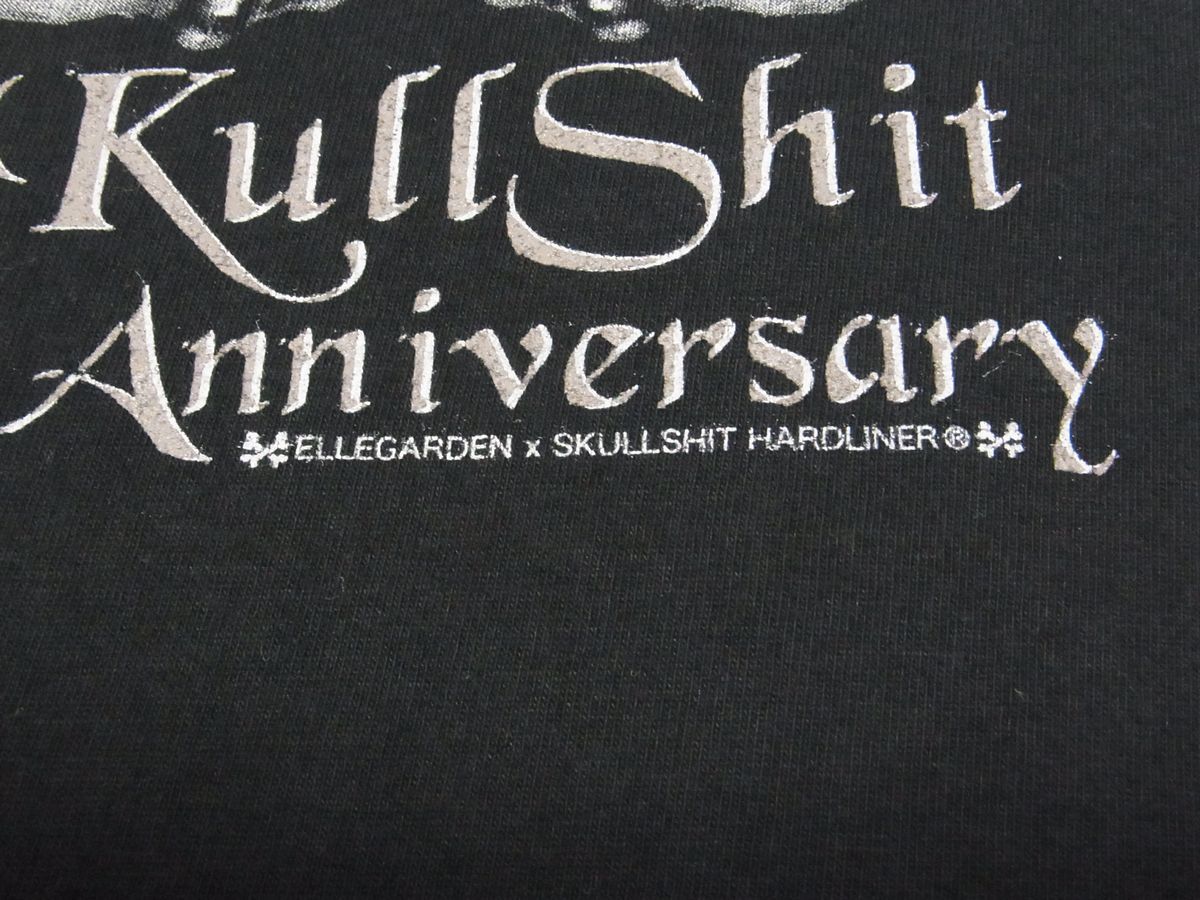 ★希少 Ｌサイズ★美品★ ELLEGARDEN エルレガーデン SKULL SHIT スカルシット 10th Anniversary Tシャツ ★古着 細美武士 祝エルレ復活!!_画像3