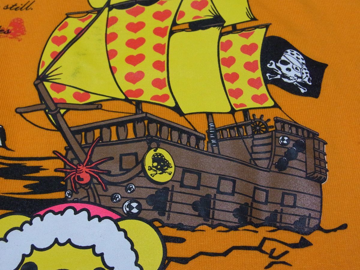 ★美品・未着用★ LEMONed レモネード サイコベア Tシャツ sizeS 黄 ★古着 HIDE PSYCHO BEAR PIRATE デザイン 人気 完売品 X JAPAN_画像5