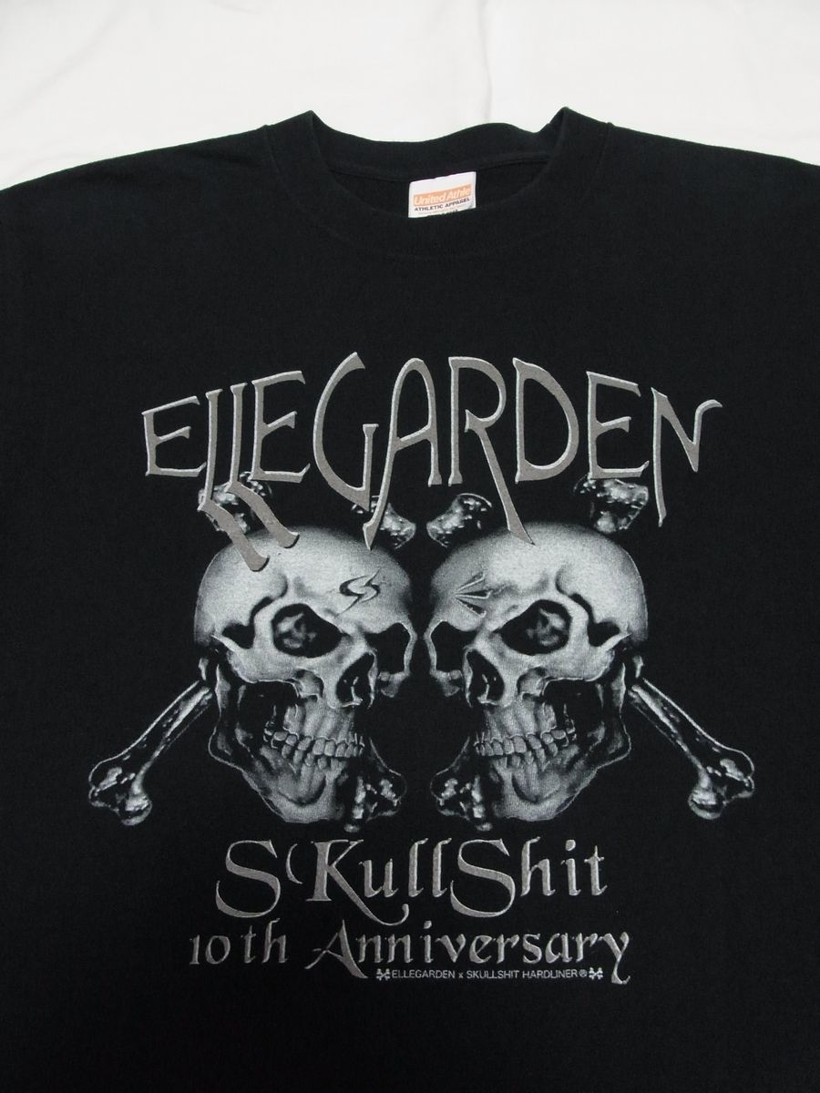 ★希少 Ｌサイズ★美品★ ELLEGARDEN エルレガーデン SKULL SHIT スカルシット 10th Anniversary Tシャツ ★古着 細美武士 祝エルレ復活!!_画像2