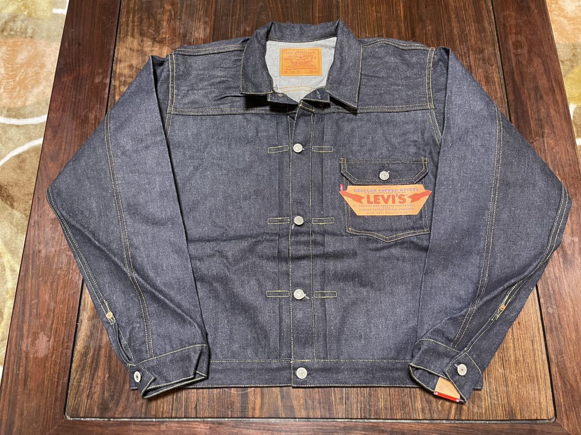 新品 デッドストック リジッド LEVI'S 506XX 1st ファースト 44 米国製 リーバイス バレンシア 555 BIG E ホワイトオーク 70501 0003