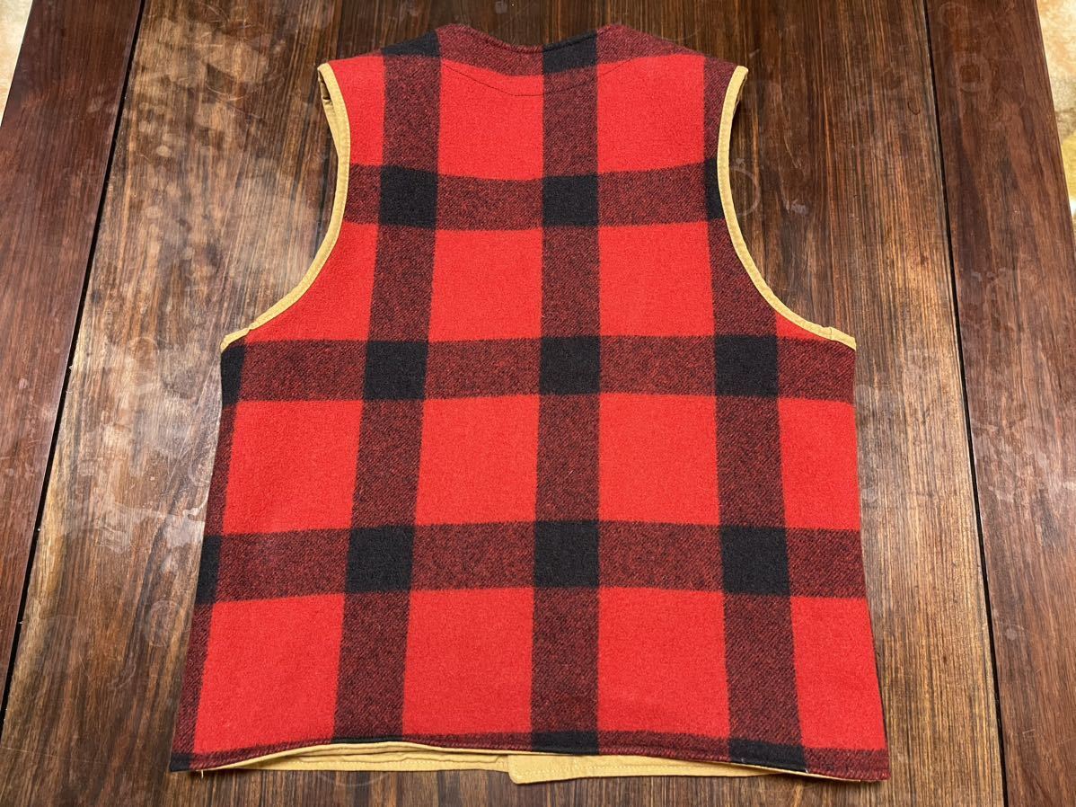 米国製 FILSON フィルソン MACKINAW WOOL LINED DRY TIN CLOTH VEST