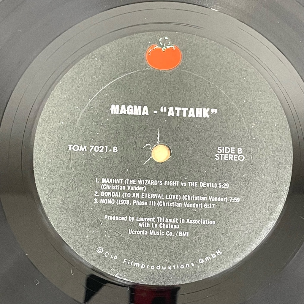 MAGMA マグマ ATTAHK TOMATO TOM-7021 レコード LP CHRISTIAN VANDER'S K1354_画像5