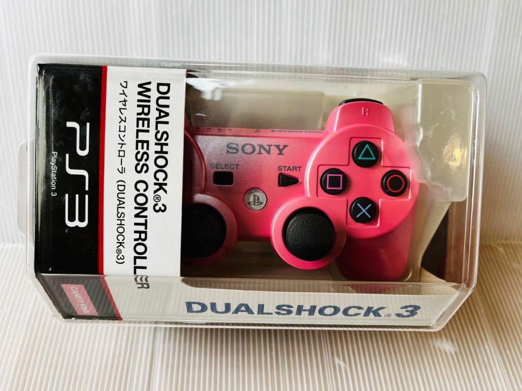 肌触りがいい PS3コントローラー DUALSHOCK3 ピンク プレイステーション3