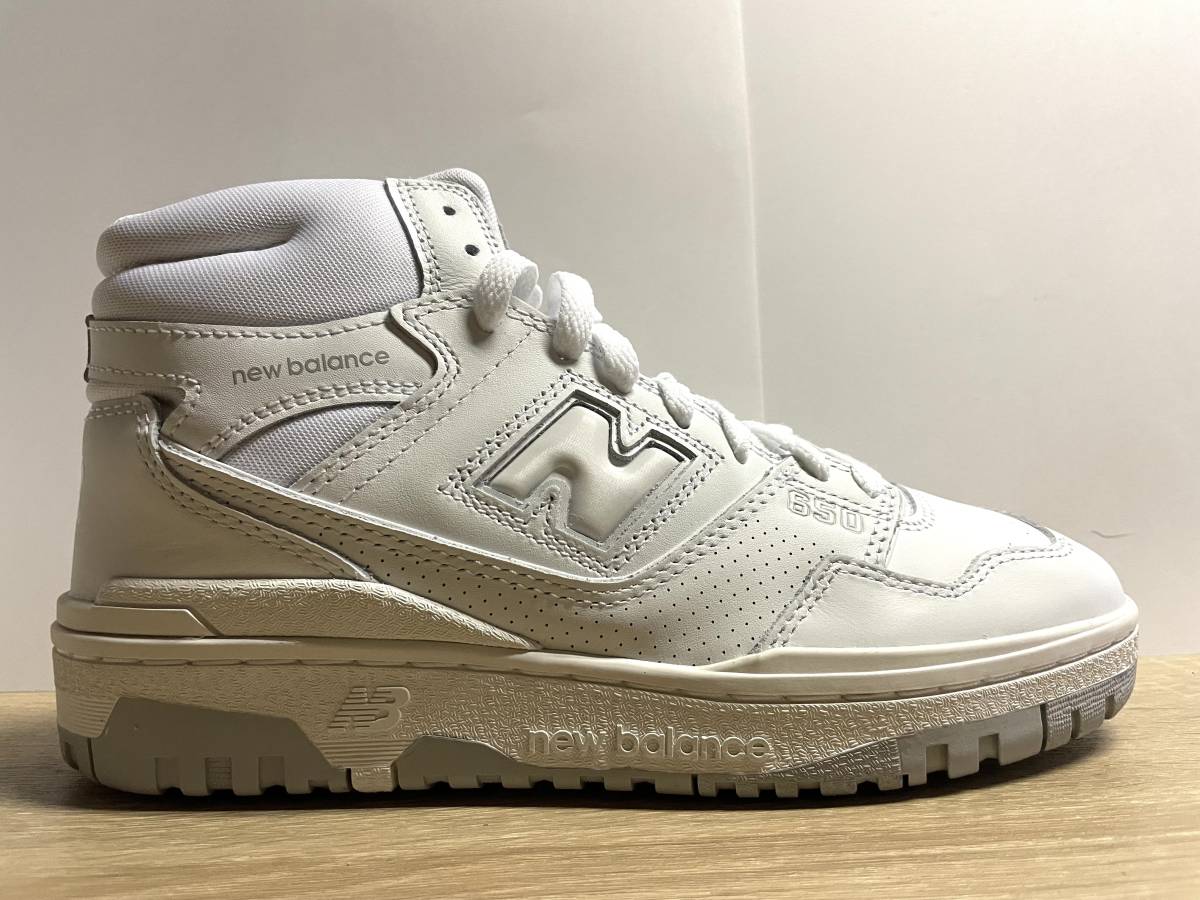 未使用 24cm ニューバランス BB650RWW D ホワイト(白) new balance