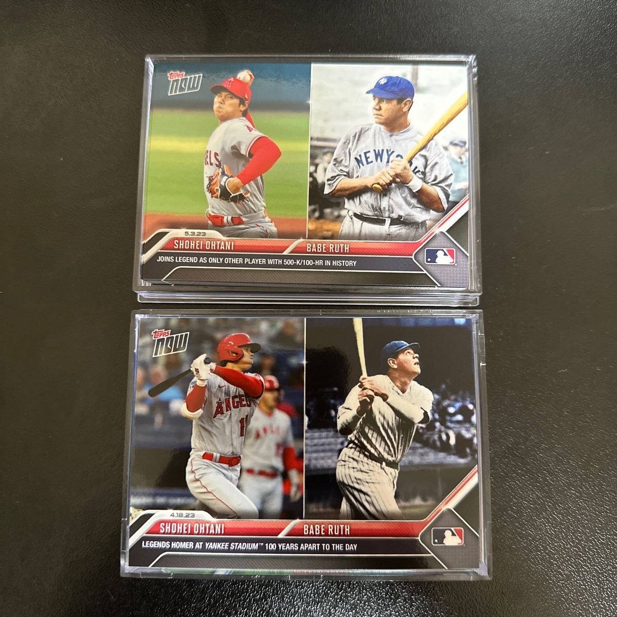 【2枚セット】Topps now 2023 大谷翔平 ベーブルース WBC 侍ジャパン  Shohei Ohtani