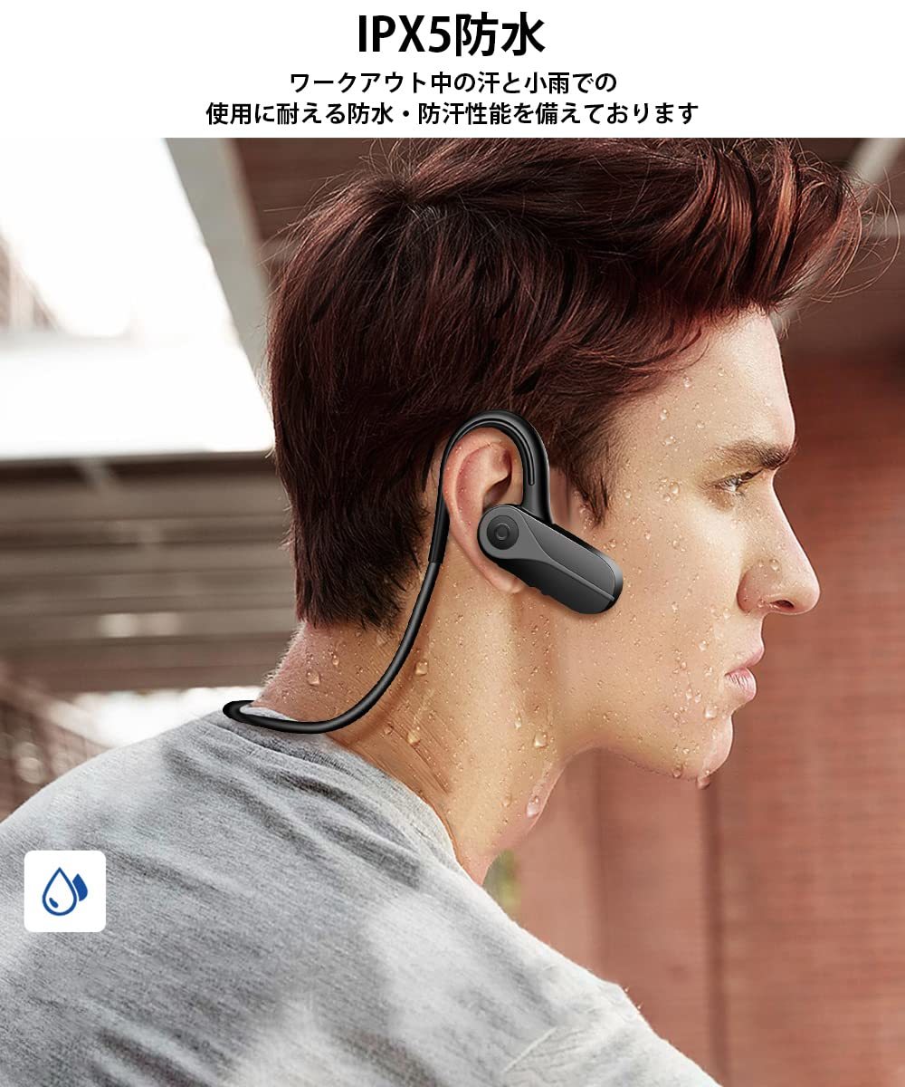 送料無料★開放型イヤホン Bluetooth5.3 イヤホン 耳掛け式 ワイヤレス ネックスピーカー Type‐C急速充電_画像6