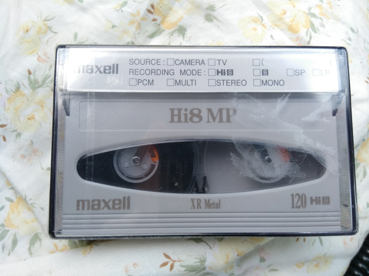 マクセル　Hi8 8mm テープ　メタル　XR MP Maxell 18627_画像1