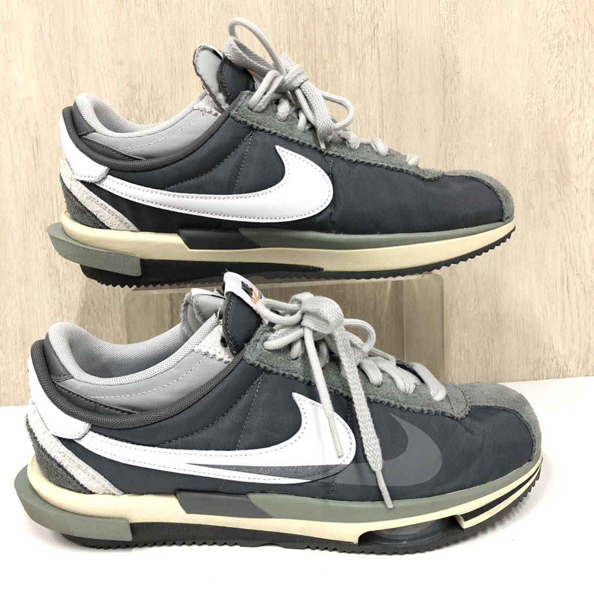 箱付き★【NIKE】ナイキ★ローカットスニーカー sacai×Nike Zoom Cortez サカイ★ズーム コルテッツ シューズ サイズ29cm DQ0581-001 06_画像5