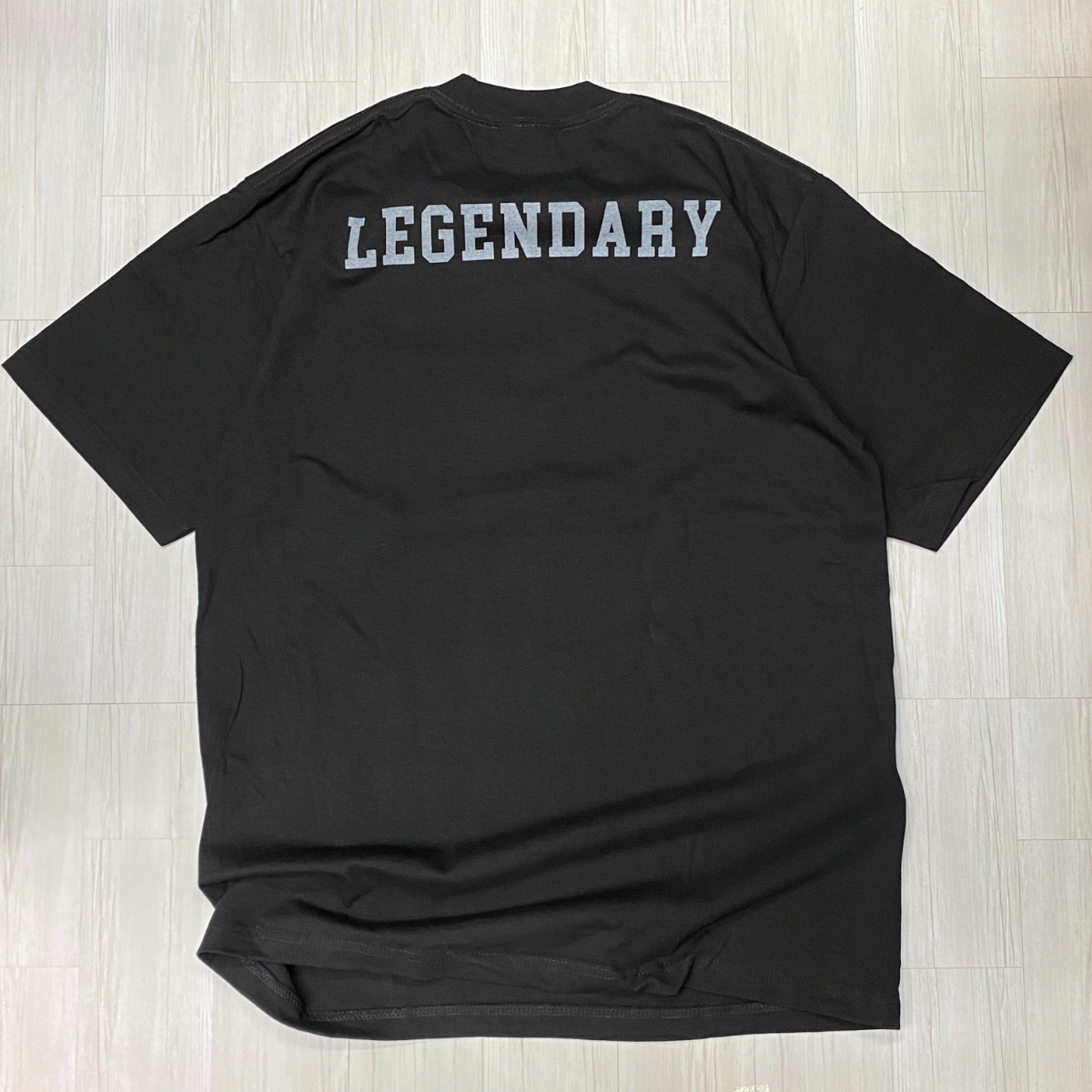 LA発 【3XL】 LEGENDARY アンダーグラウンド グラフィック ヘビーウェイト 半袖 Tシャツ 黒 オーバーサイズ NBA レジェンダリー MANBA KING_画像4