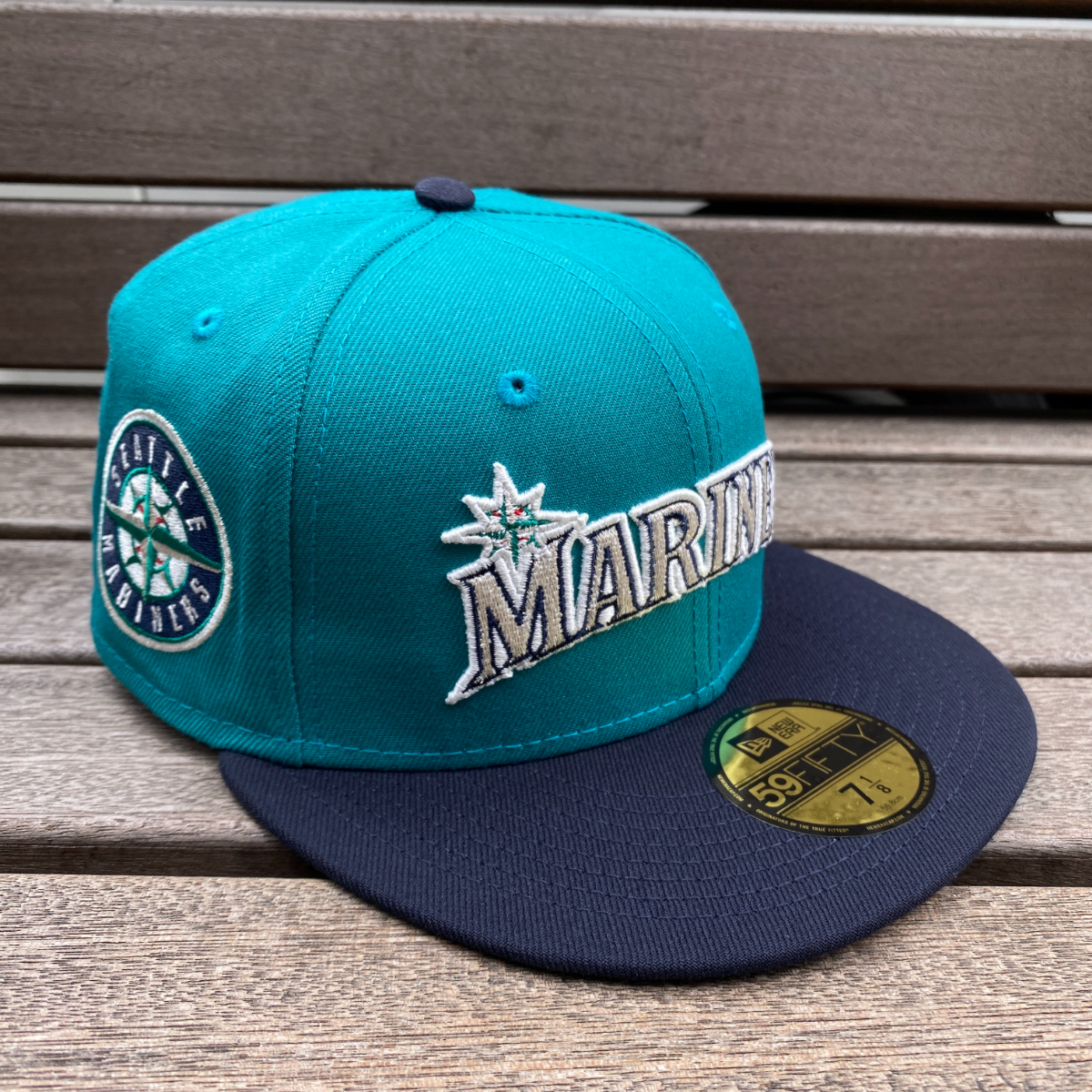 USA正規品 【7.1/8】 Newera ニューエラ 59FIFTY MLB シアトル マリナーズ Mariners クーパーズタウン Cooperstown 2トーン イチロー_画像1