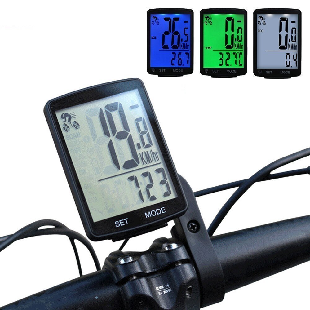 hzh499★防水LCD自転車 コンピューター多機能ワイヤレス 自転車防雨速度計走行距離計2.8インチ サイクリングコンピューター_画像1