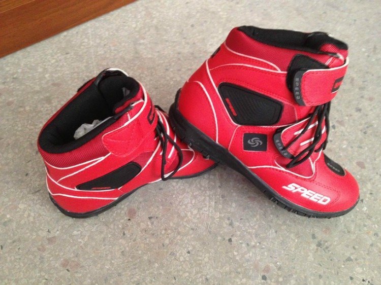 ZPT548☆レーシングブーツ メンズ　バイク用靴　ツーリング　ライディングシューズ　オンロード　マジックレープ式_画像1