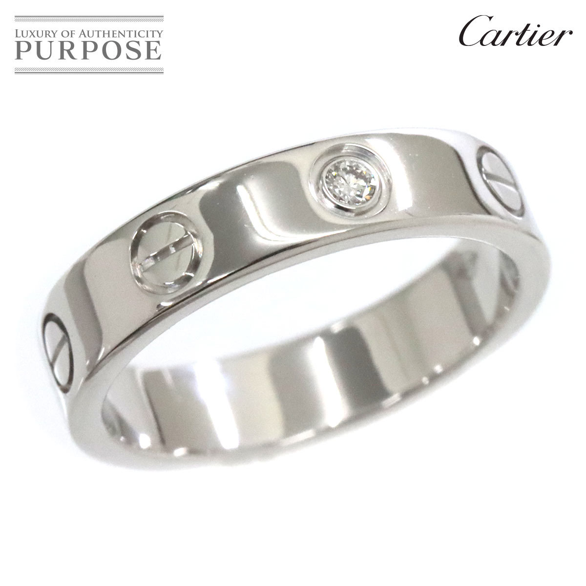 感謝価格】 #48 ミニラブ Cartier カルティエ ダイヤ 90189216 Ring