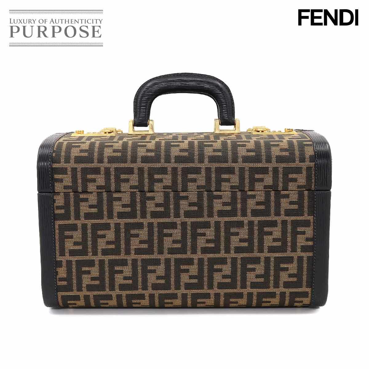 いラインアップ ハンド バニティ メイクボックス ズッカ柄 FENDI