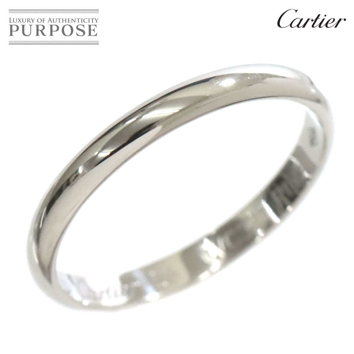最新作 カルティエ Cartier 90189698 Ring【証明書付き】 Band Classic