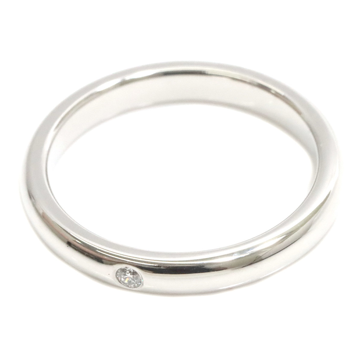 ティファニー TIFFANY&Co. スタッキング バンド 13号 リング ダイヤ 1P