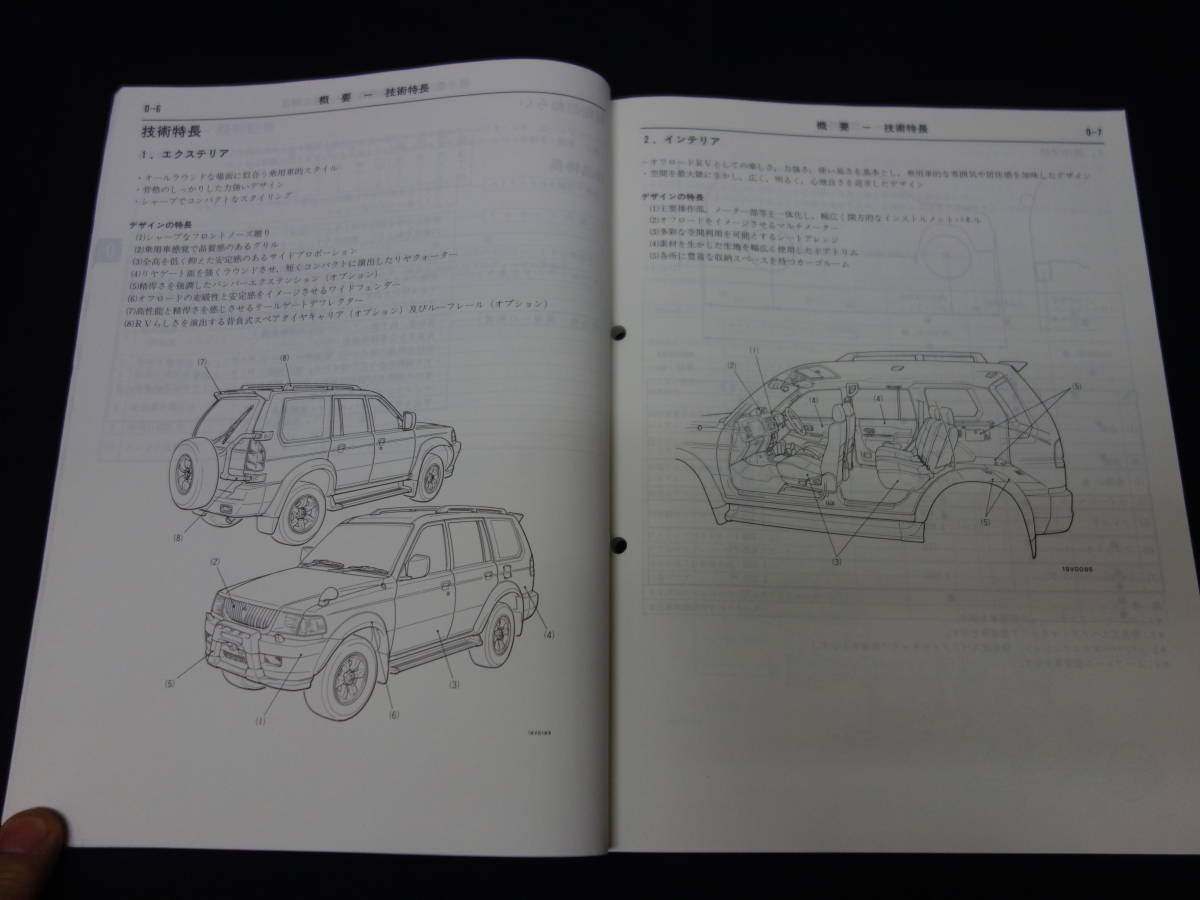 [ ценный ] Mitsubishi Challenger K96W / K94W / K94WG / K97WG type инструкция по эксплуатации новой машины книга@ сборник / 1996 год [ в это время было использовано ]