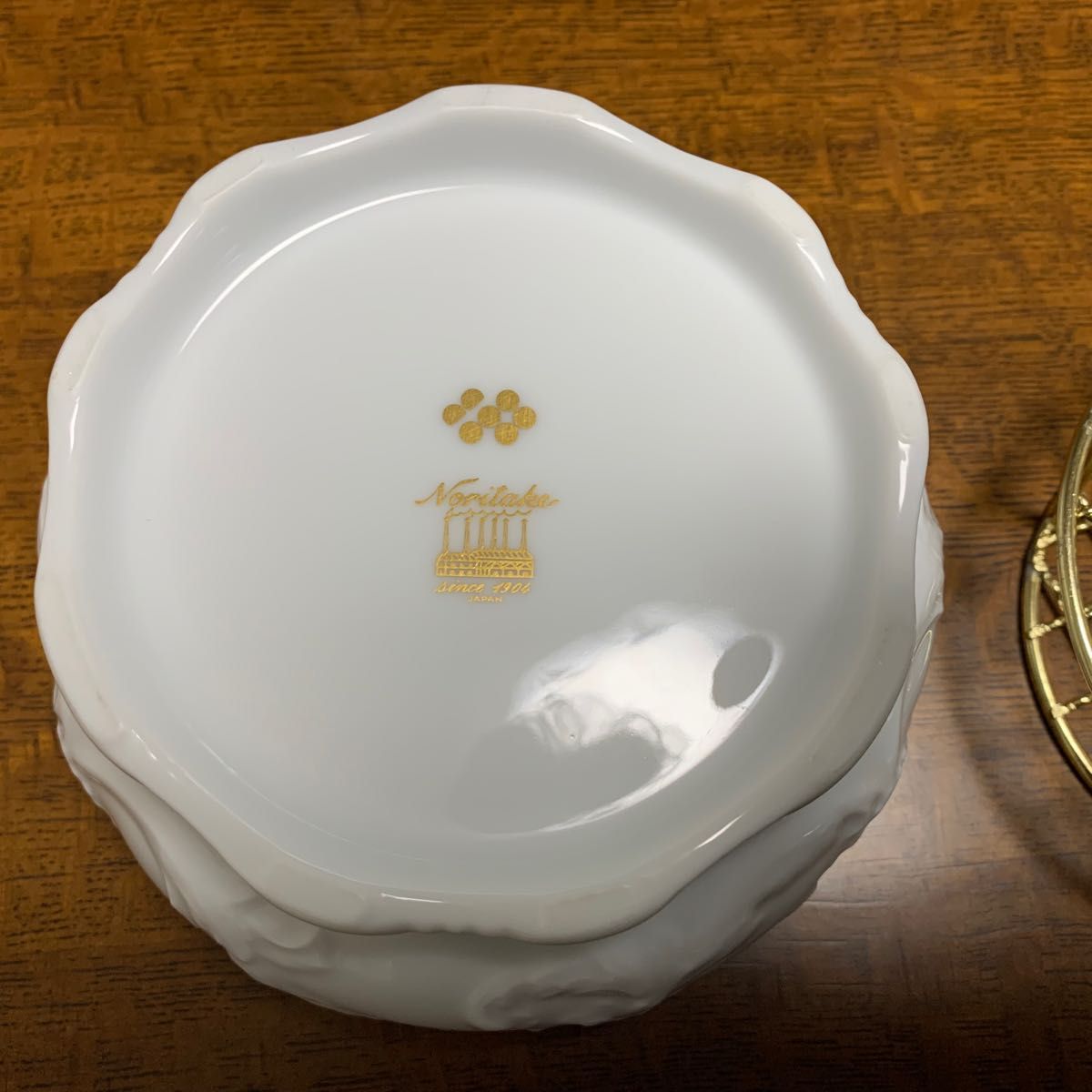 Noritake（ノリタケ）花生　オールドノリタケ　ダイヤモンドコレクション