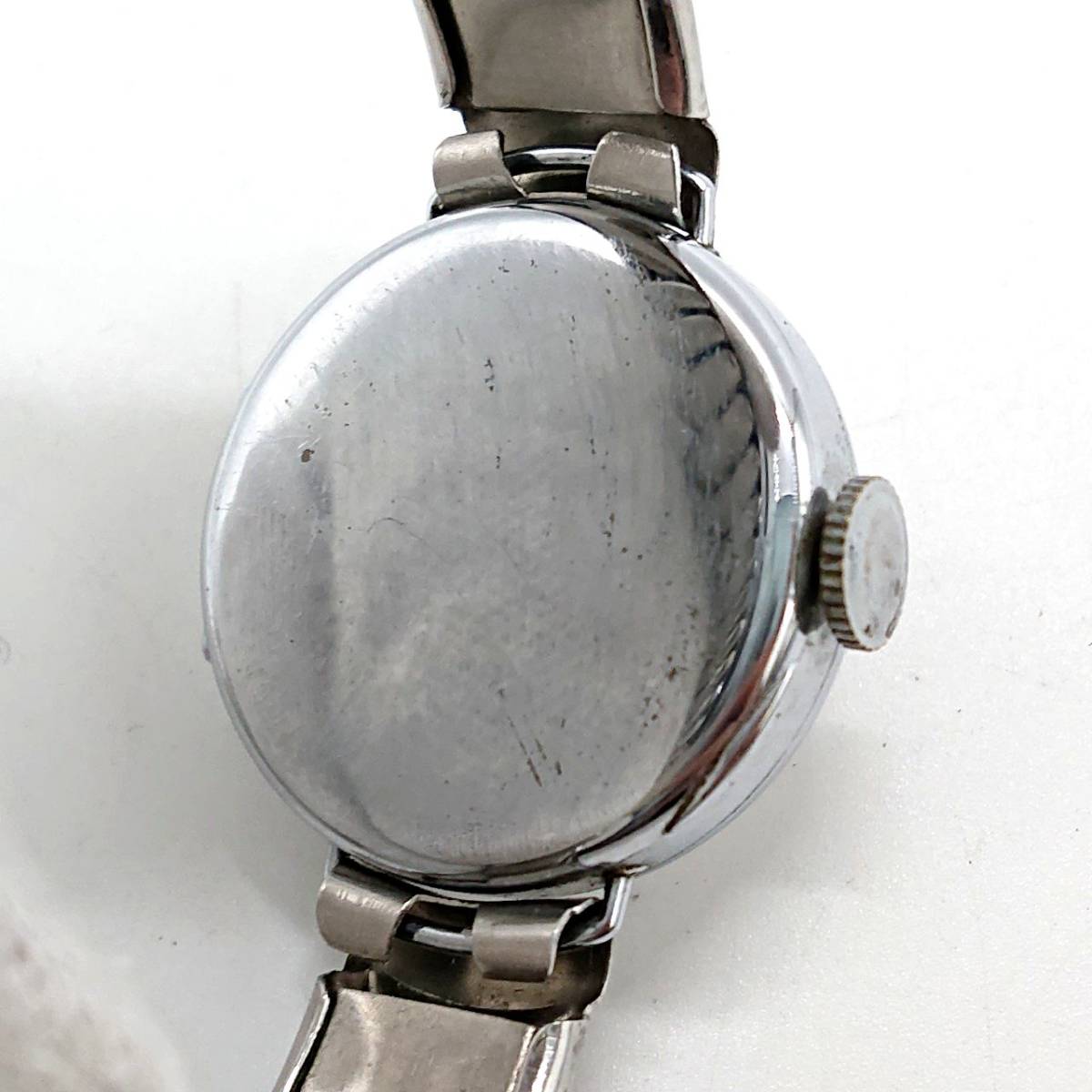 [ operation 0]BRISTOL Bliss toru self-winding watch wristwatch silver face 25 stone lady's 