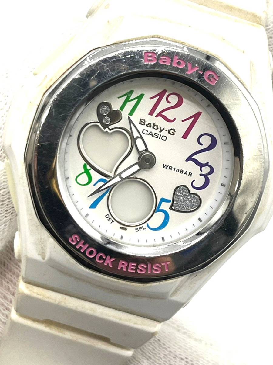 CASHIO Baby-G ホワイト 電池切れ - 腕時計(アナログ)