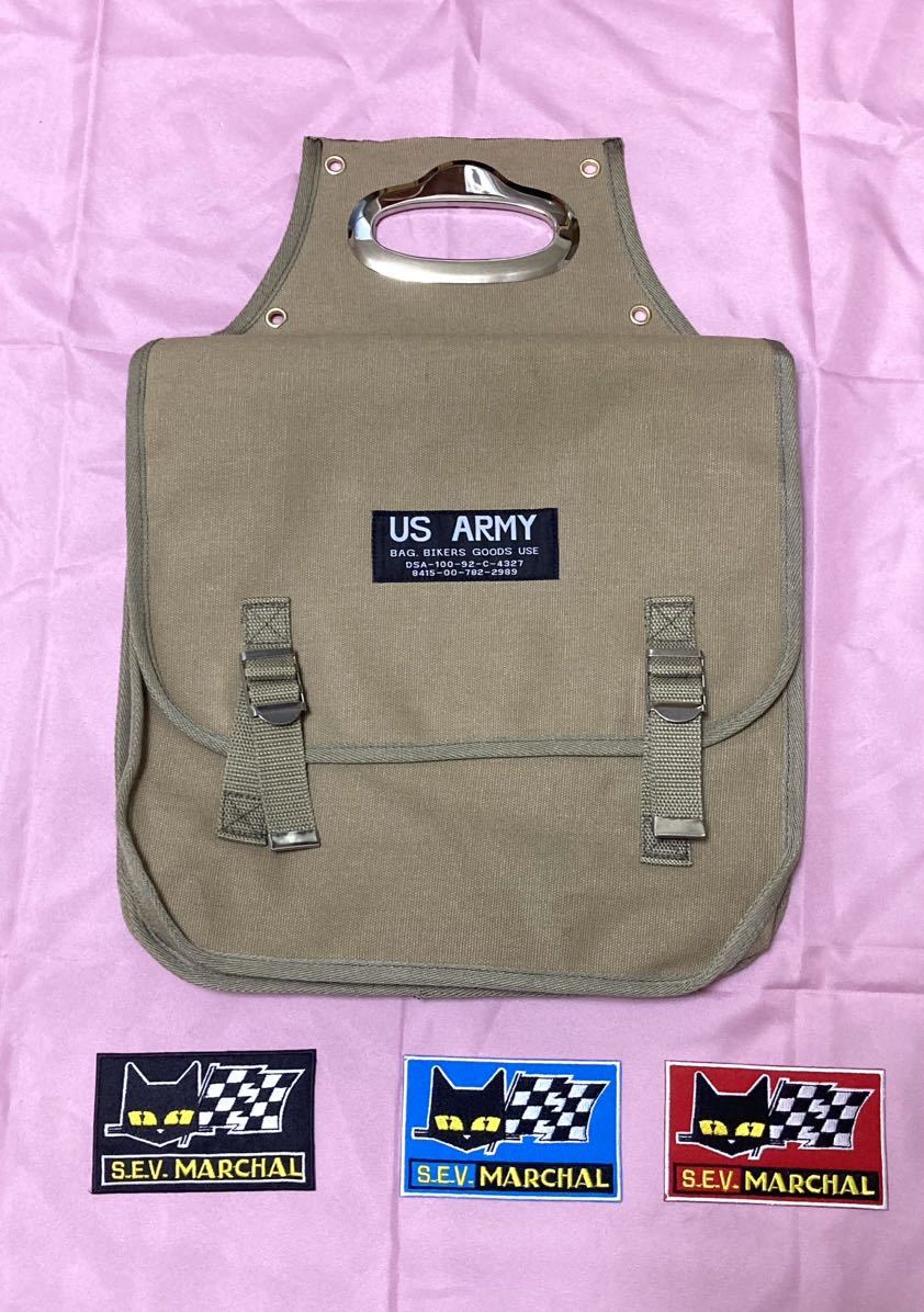 マーシャルワッペンつき US ARMY アーミーバッグ USアーミー マーシャルワッペンつき US ARMY アーミーバッグ USアーミー