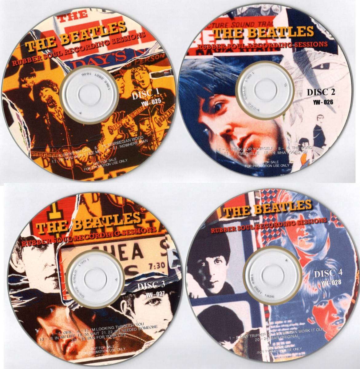 4CD【RUBBER SOUL RECORDING SESSIONS (2001年製)】Beatles ビートルズ_画像4