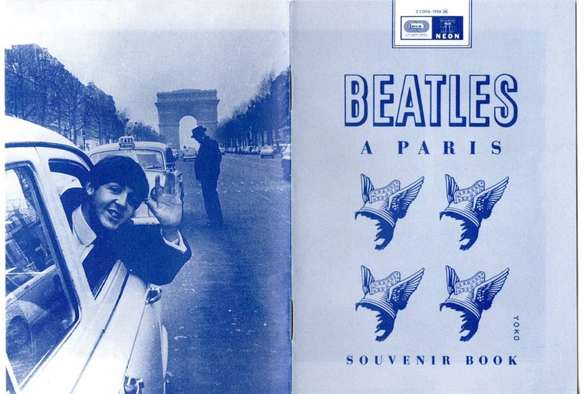 2CD 箱BOX【（見開き紙ジャケット）LES BEATLES A PARIS (1993年製)】Beatles ビートルズ_画像9